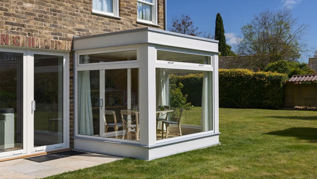 uPVC bay window on a UK bungalow adding light and space
